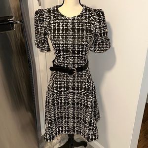 DKNY Black and White Dress